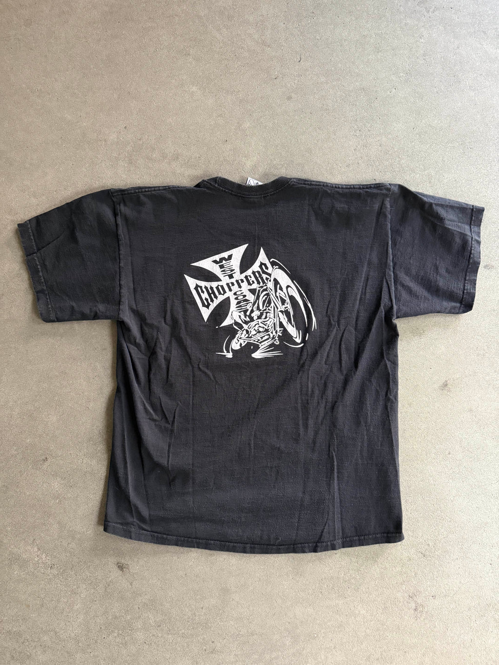 2001 WEST COAST CHOPPERS VINTAGE GRAFFITI WRITING T-SHIRT (M)