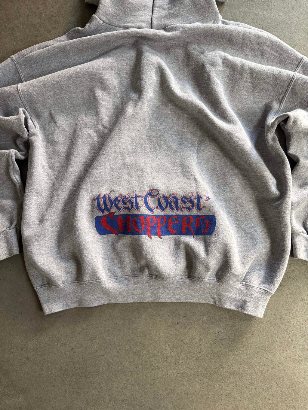 2001 WEST COAST CHOPPERS VINTAGE GRAFFITI WRITING HOODIE (XL)
