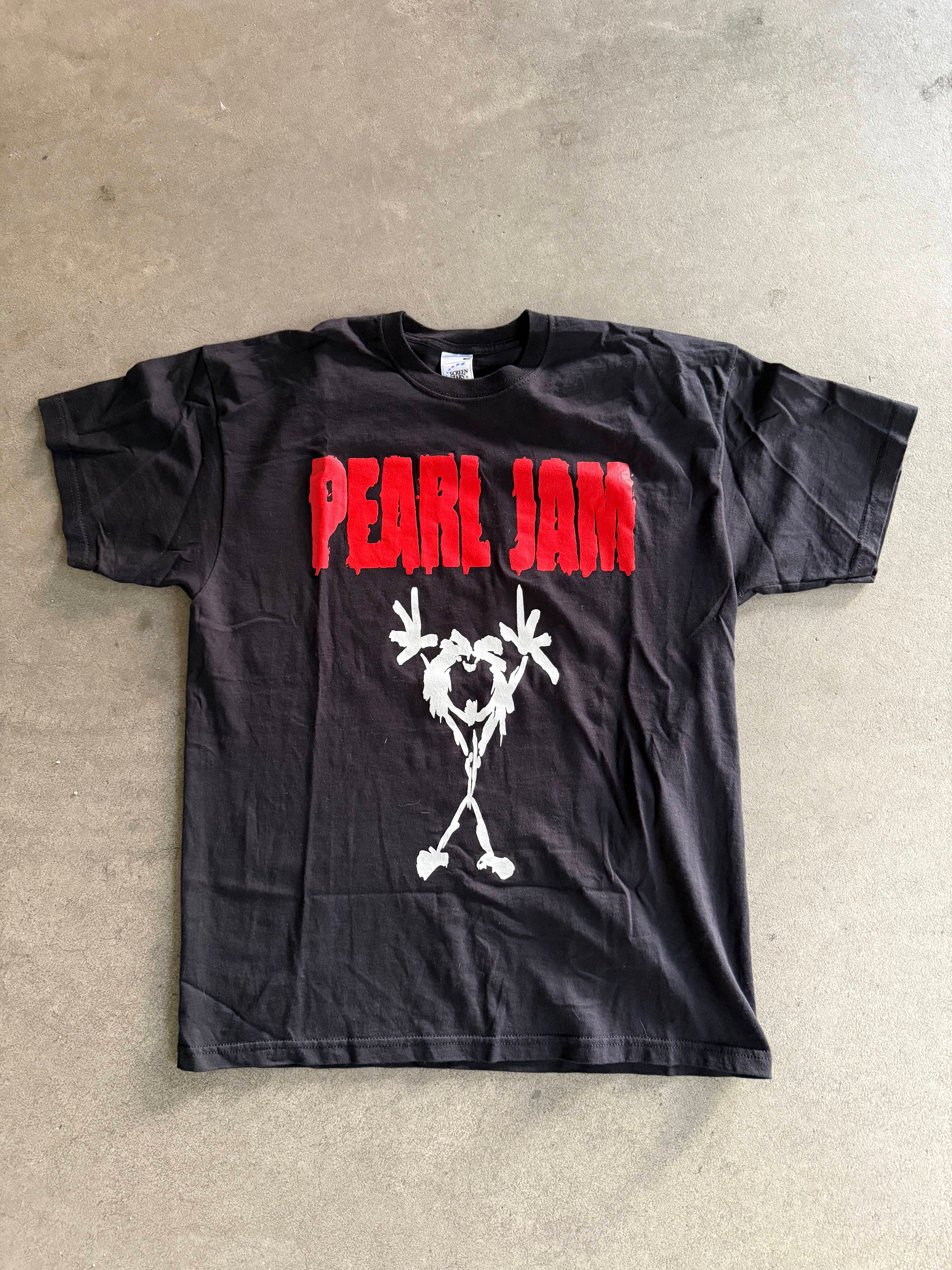 90S PEARL JAM STICKMAN MERCH T-SHIRT (L)