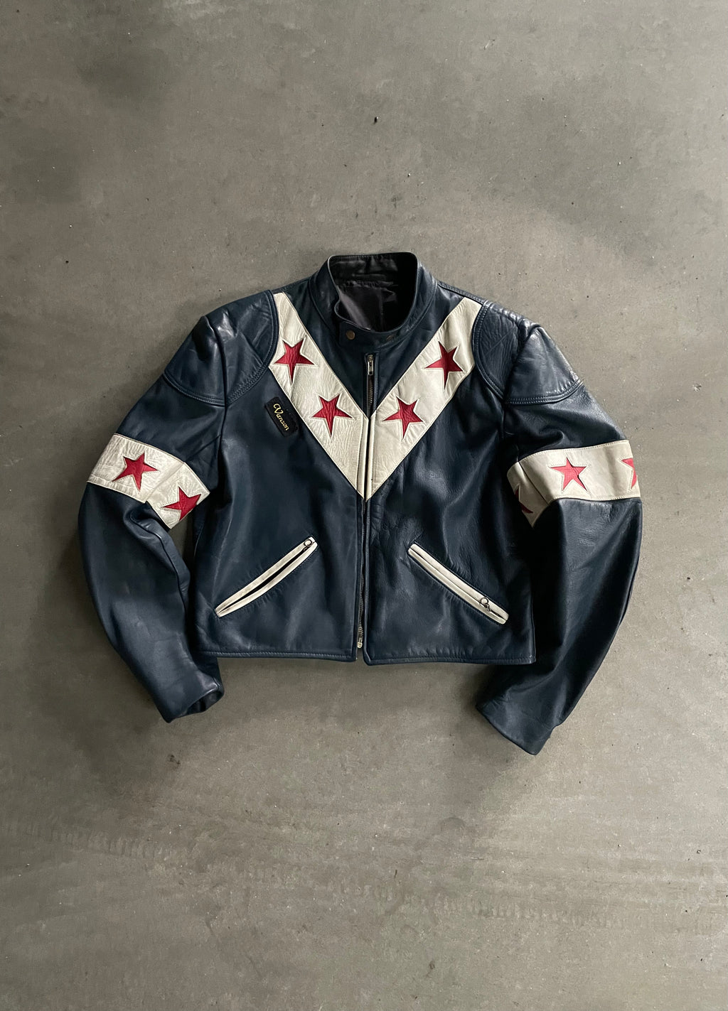 1982 VANSON WIP ONE STAR VINTAGE LEATHER JACKET (S)