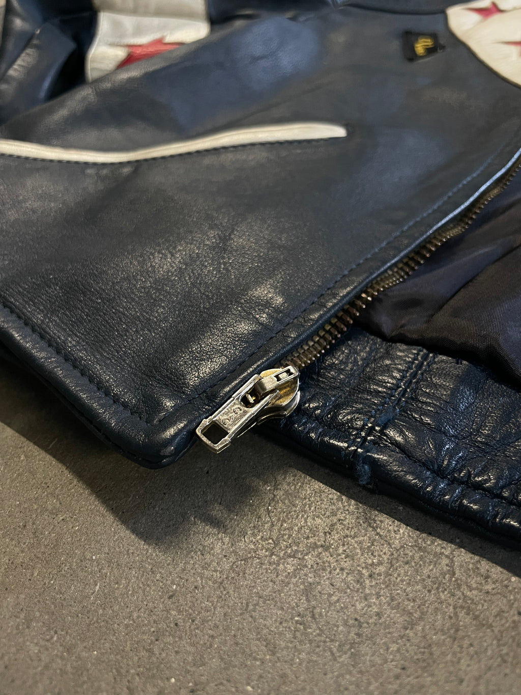1982 VANSON WIP ONE STAR VINTAGE LEATHER JACKET (S)