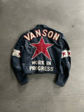 1982 VANSON WIP ONE STAR VINTAGE LEATHER JACKET (S)