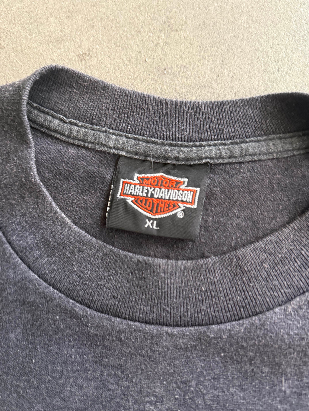 1991 HARLEY DAVIDSON 3D EMBLEM PANTER VINTAGE PRINTED T-SHIRT (XL)