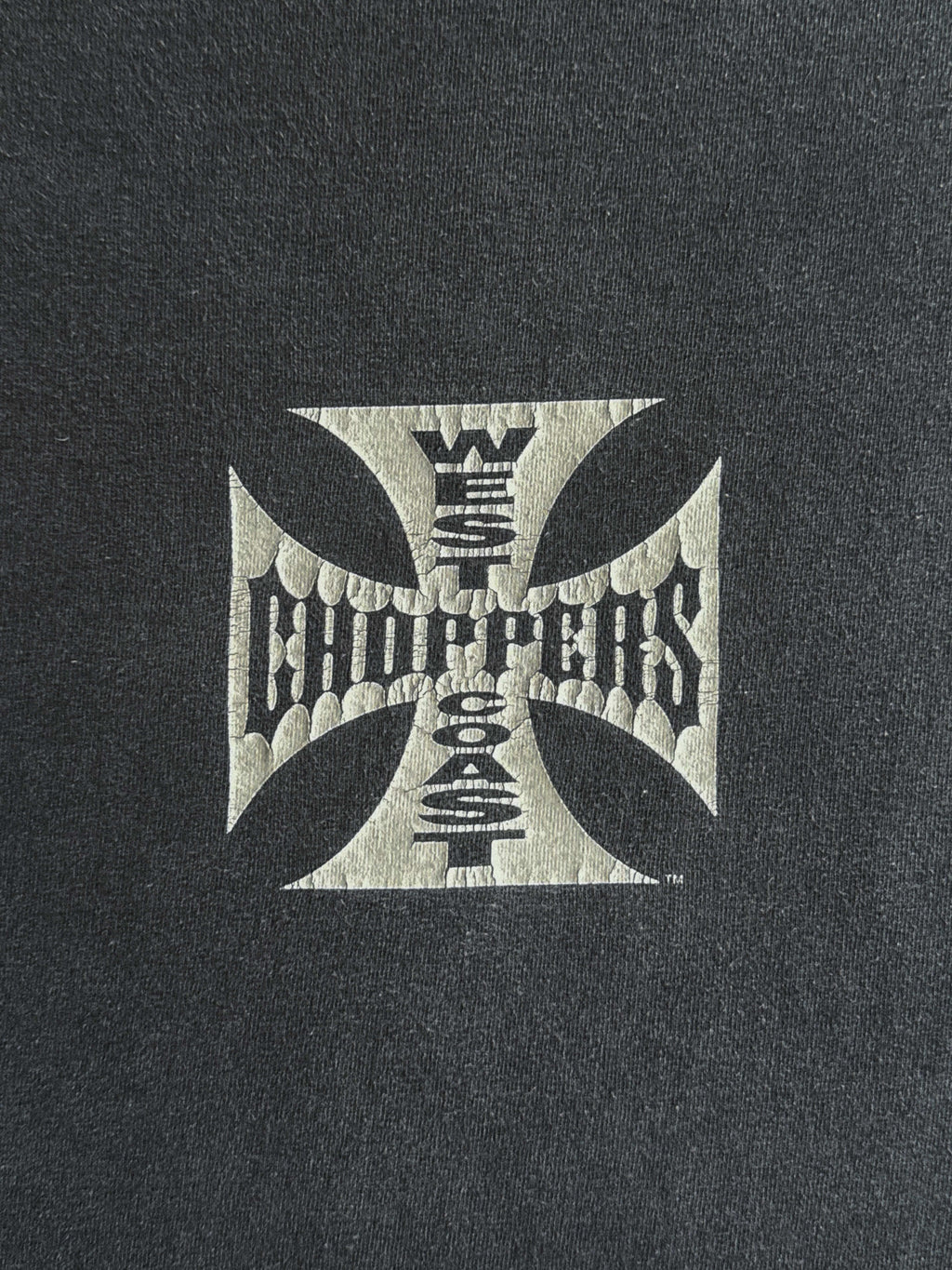 2000S WEST COAST CHOPPERS CLASSIC OG CROSS VINTAGE T-SHIRT (XL)