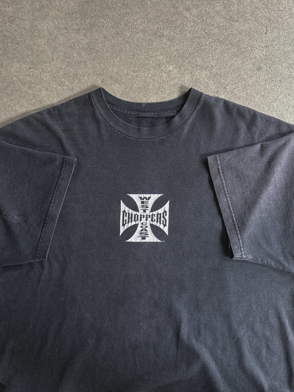 2000S WEST COAST CHOPPERS CLASSIC OG CROSS VINTAGE T-SHIRT (XL)