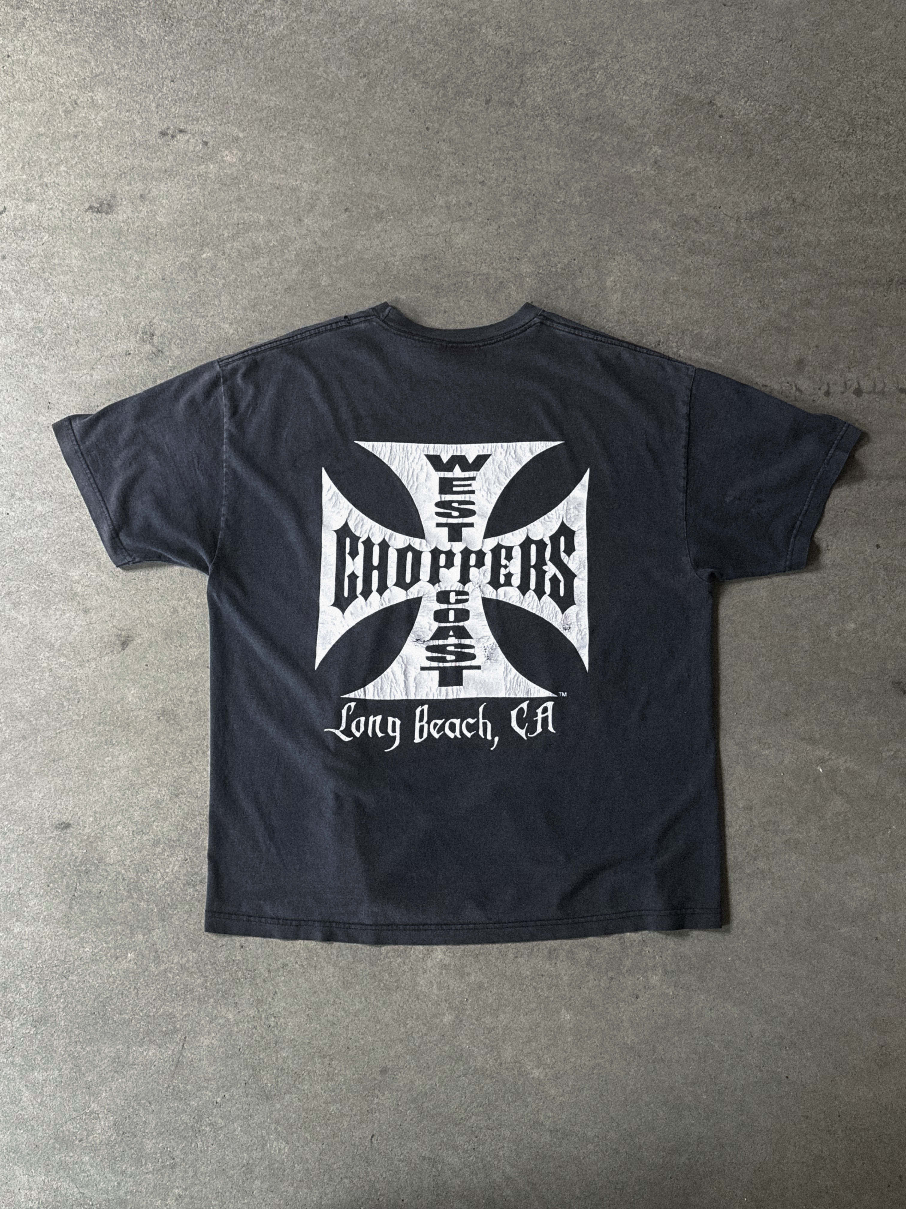 2000S WEST COAST CHOPPERS CLASSIC OG CROSS VINTAGE T-SHIRT (XL)