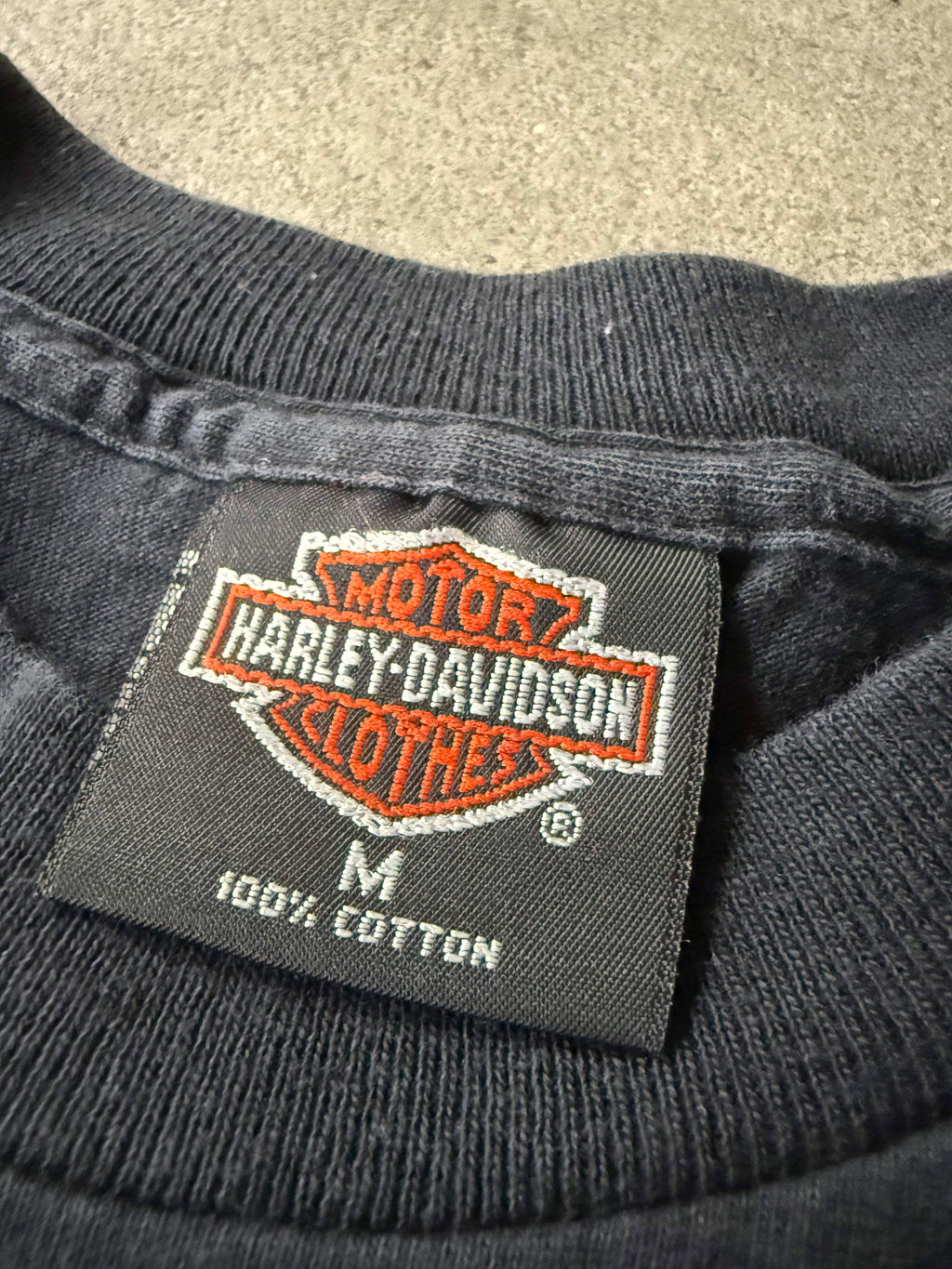 1993 HARLEY DAVIDSON MAXIMUM TORQUE SINGLE STITCH GRAPHIC T-SHIRT (M)