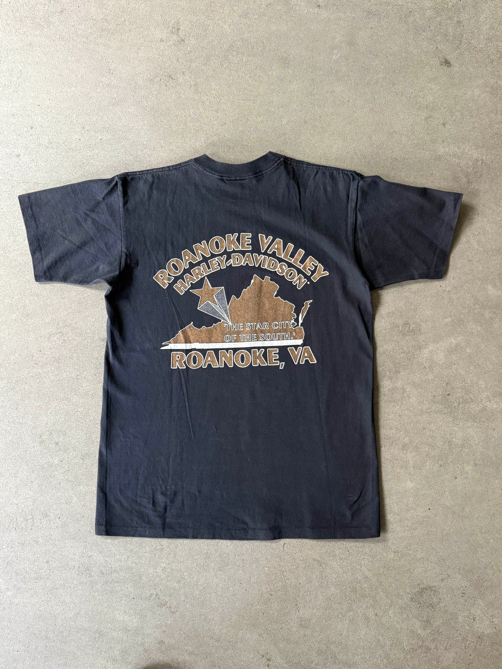 1993 HARLEY DAVIDSON MAXIMUM TORQUE SINGLE STITCH GRAPHIC T-SHIRT (M)