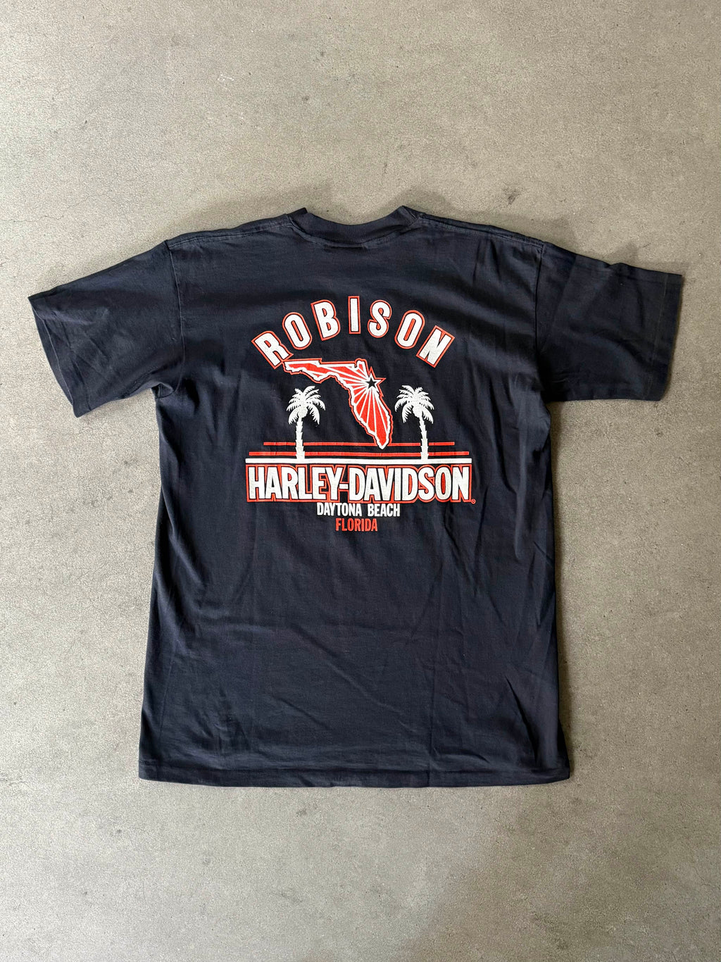 1994 HARLEY DAVIDSON DAYTONA, FLORIDA, BIKER MEET UP SINGLE STITCH GRAPHIC T-SHIRT (M)
