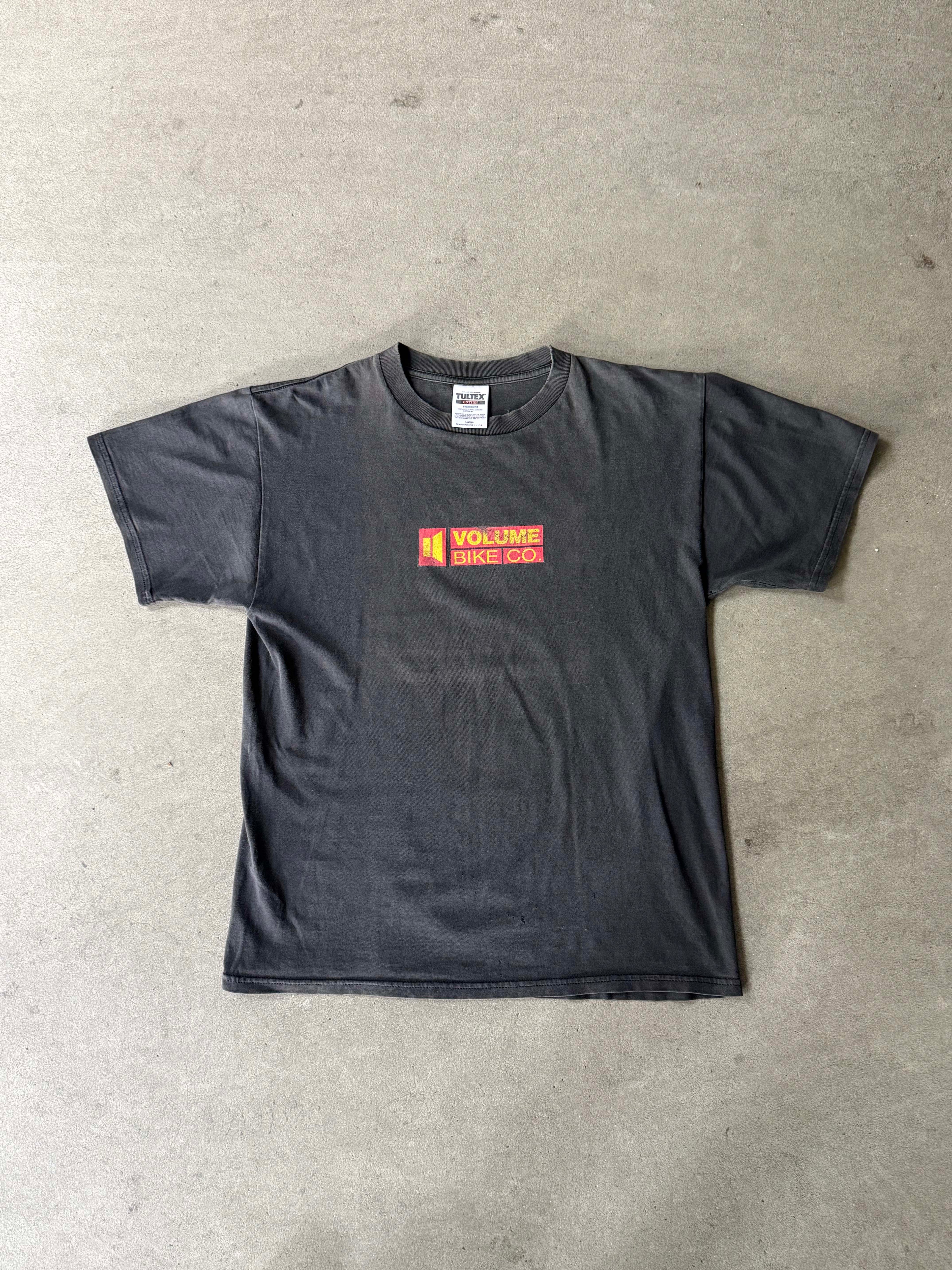 90S VOLUME BIKES VINTAGE BMX BOX LOGO T-SHIRT (L)
