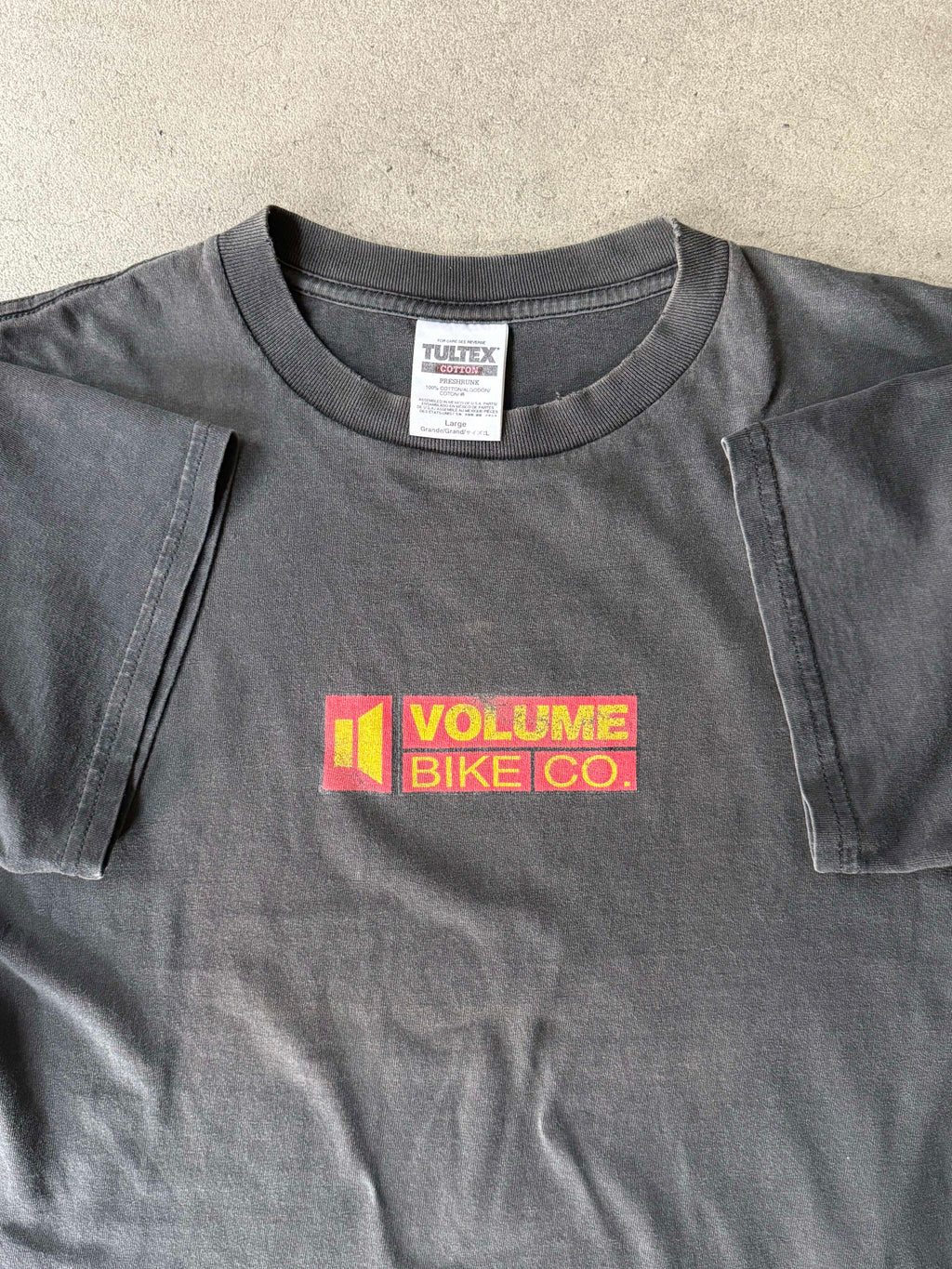 90S VOLUME BIKES VINTAGE BMX BOX LOGO T-SHIRT (L)