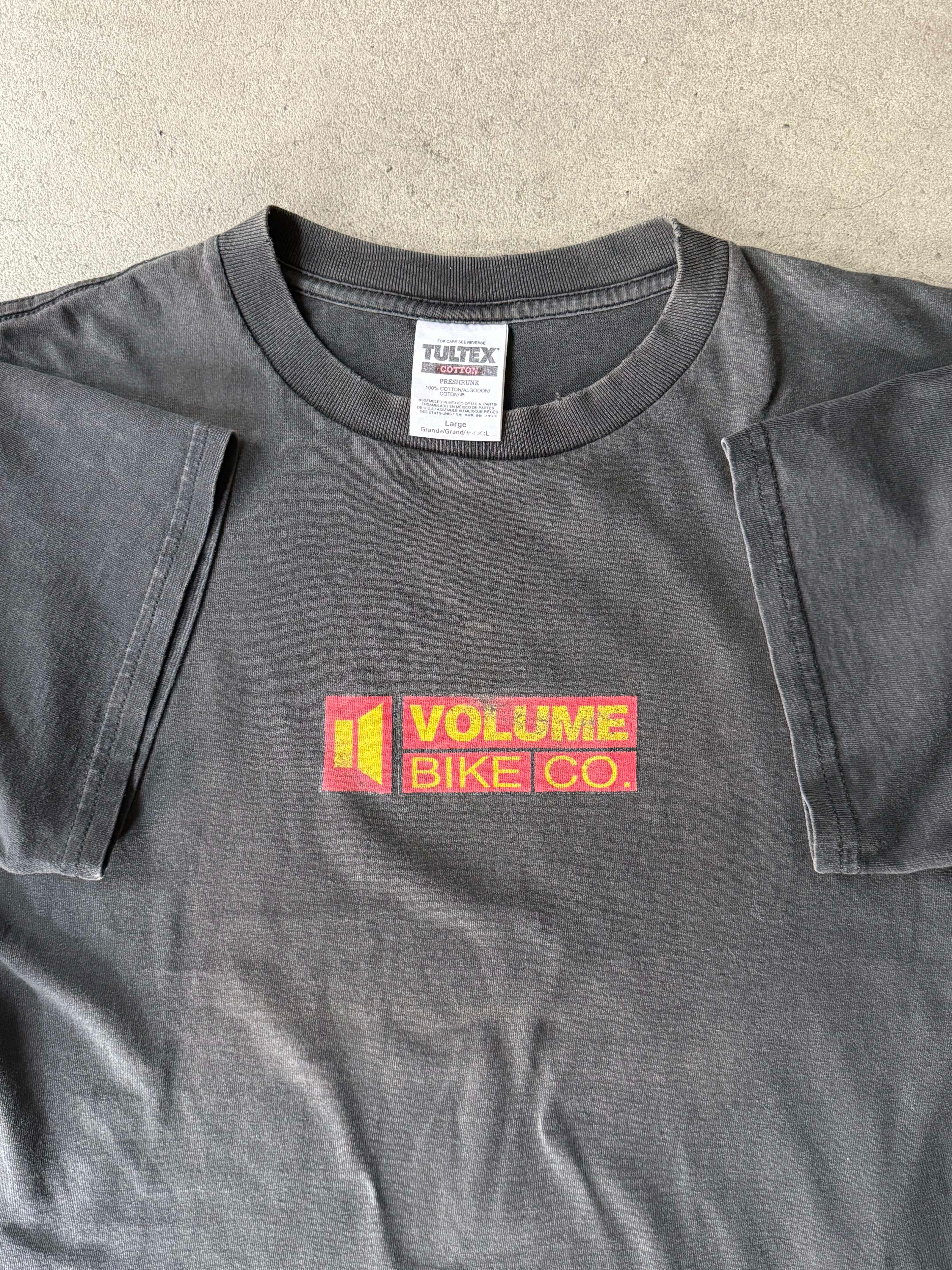90S VOLUME BIKES VINTAGE BMX BOX LOGO T-SHIRT (L)