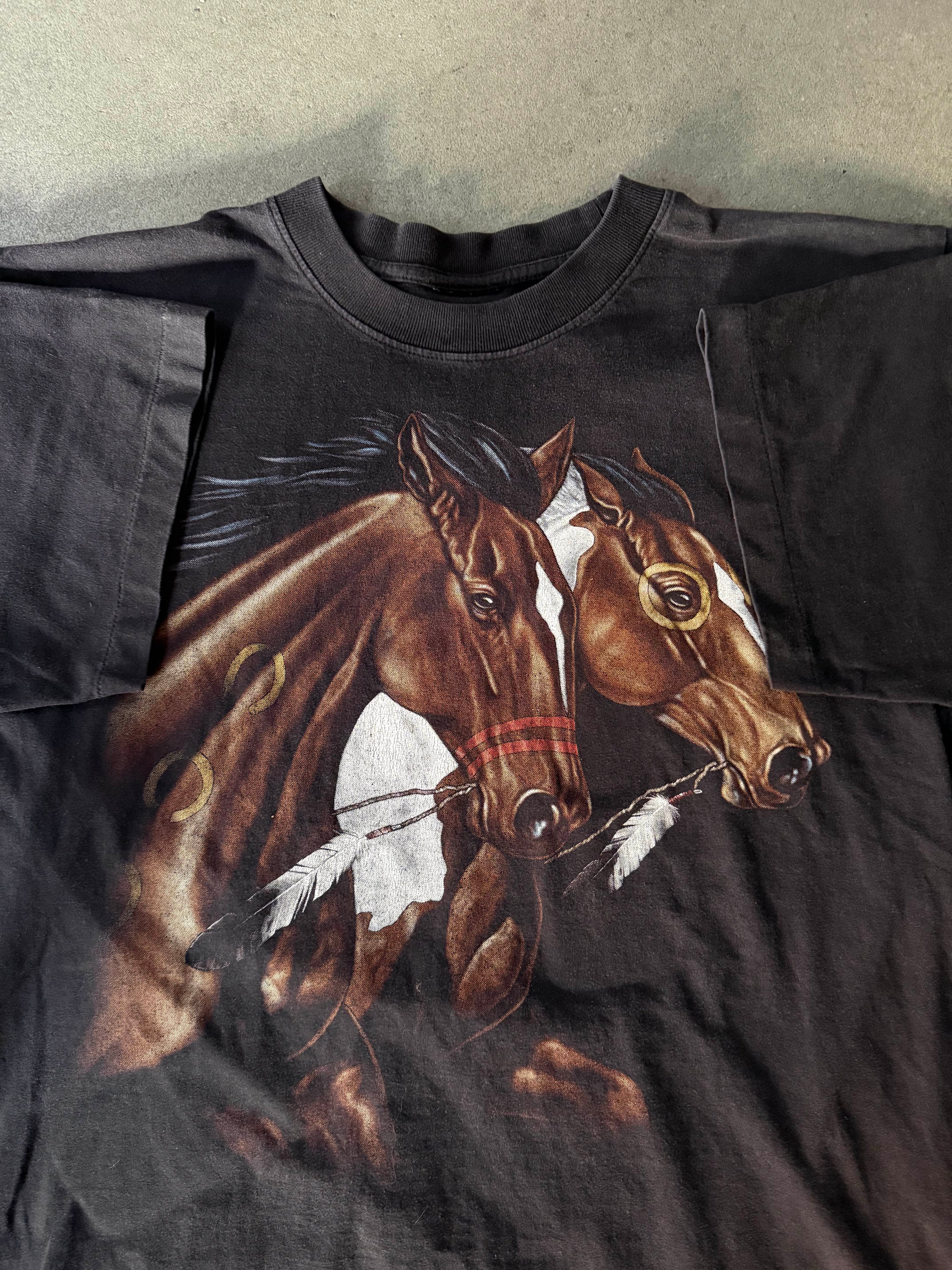 VINTAGE HORSES T-SHIRT (L)