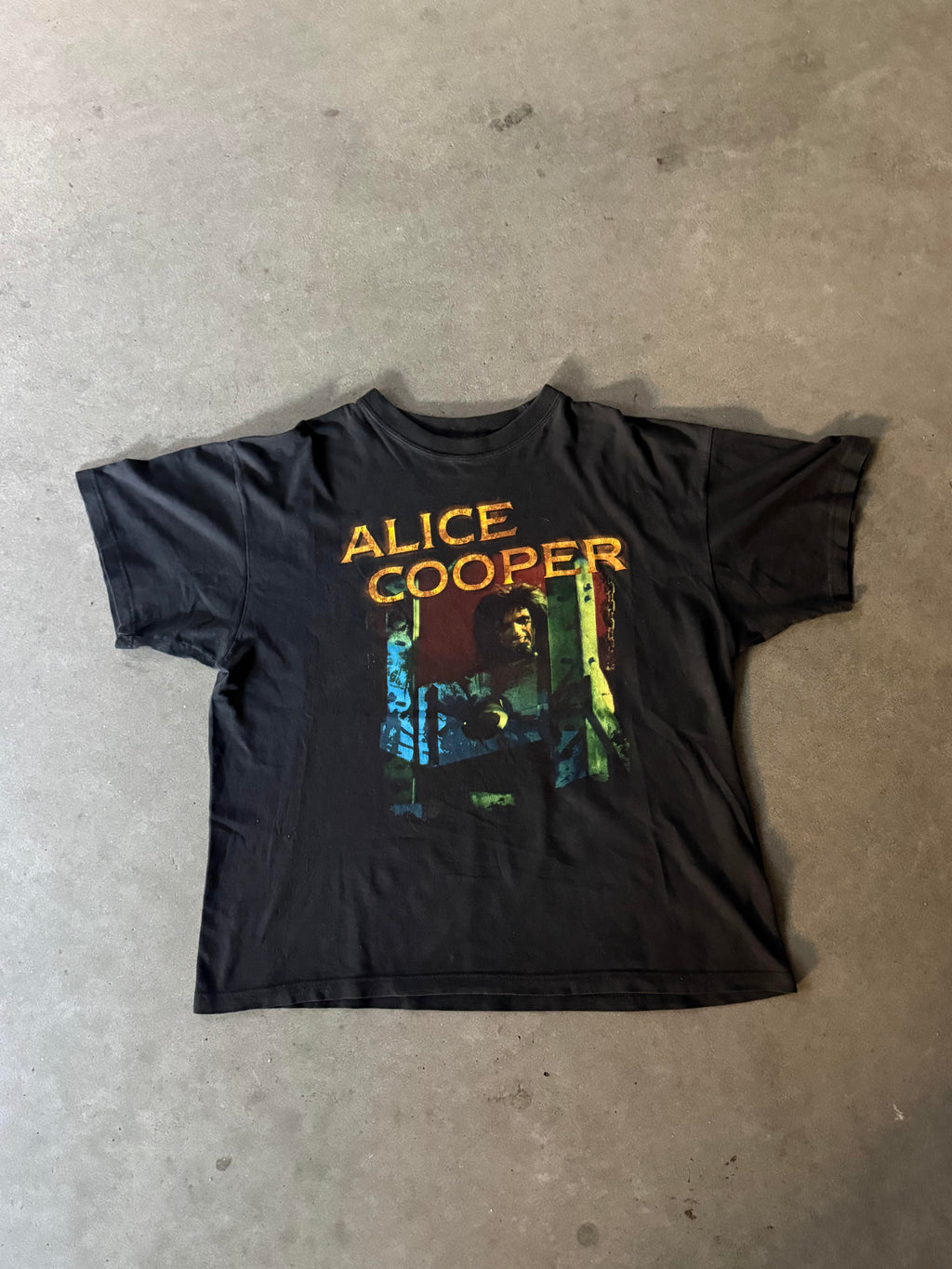 2000S ALICE COOPER BRUTAL PLANET BAND MERCH T-SHIRT (XL)