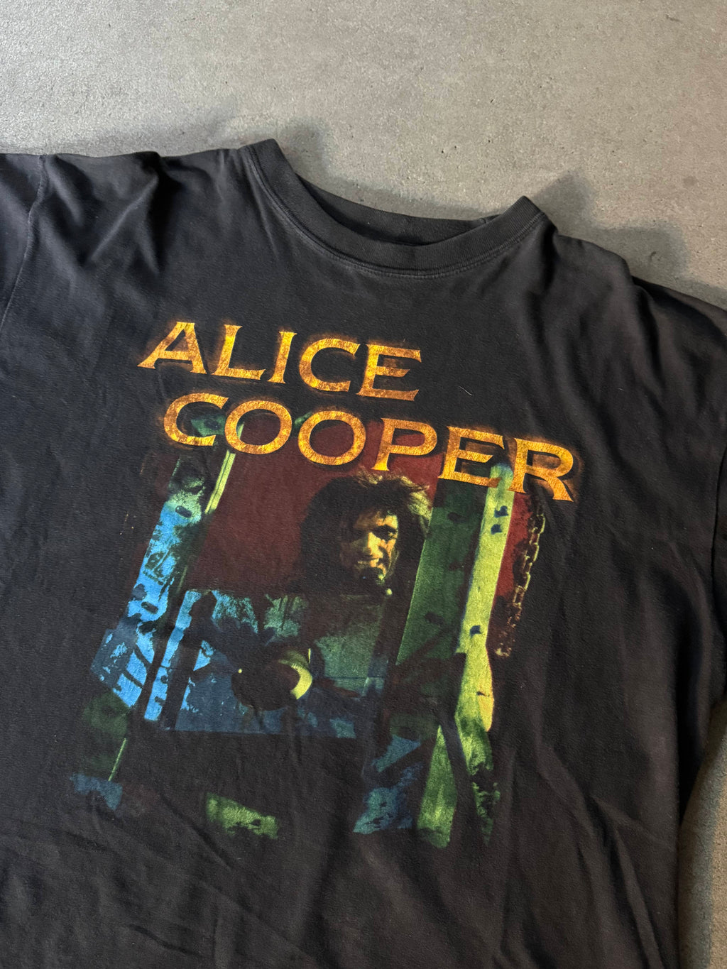 2000S ALICE COOPER BRUTAL PLANET BAND MERCH T-SHIRT (XL)