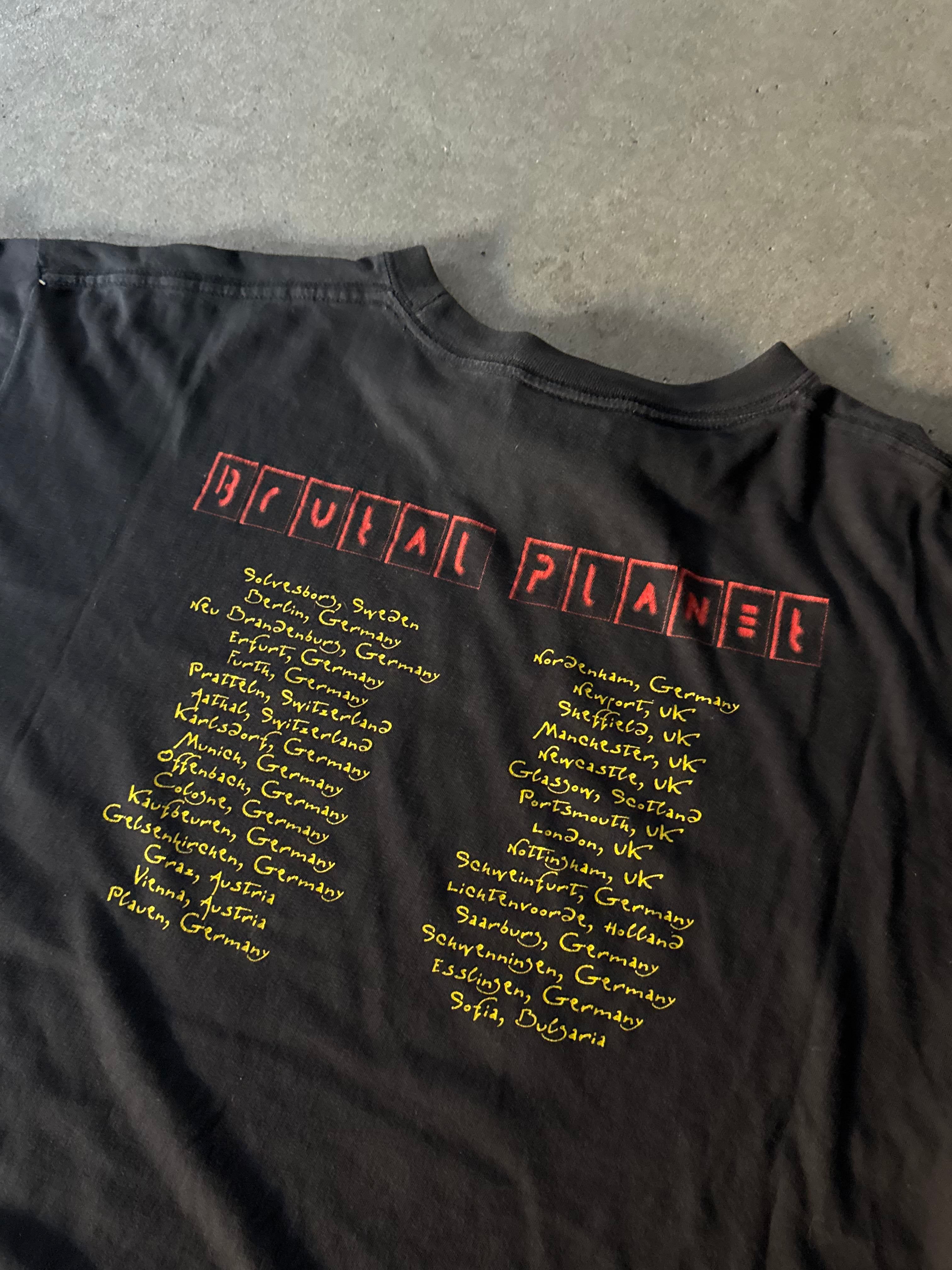 2000S ALICE COOPER BRUTAL PLANET BAND MERCH T-SHIRT (XL)
