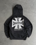 2000S WEST COAST CHOPPERS ZIPPED HOODIE CLASSIC OG LOGO (L)