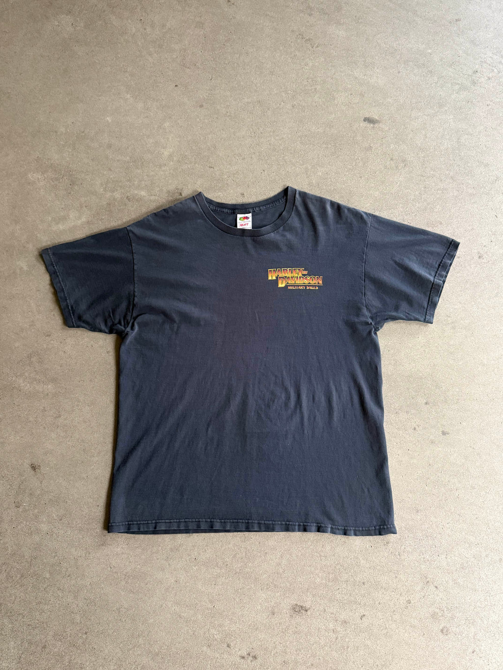 2000S HARLEY DAVIDSON MILITARY SALES T-SHIRT (XL)