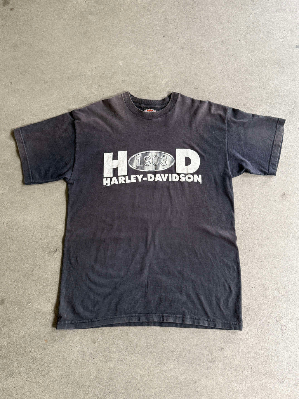 1997 HARLEY DAVIDSON IRON LOGO T-SHIRT (L)