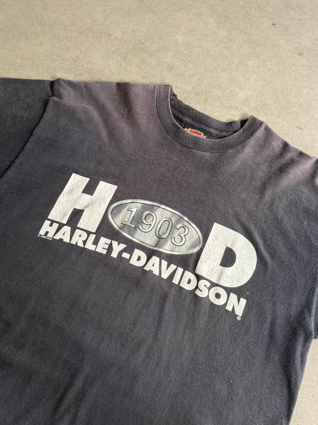 1997 HARLEY DAVIDSON IRON LOGO T-SHIRT (L)