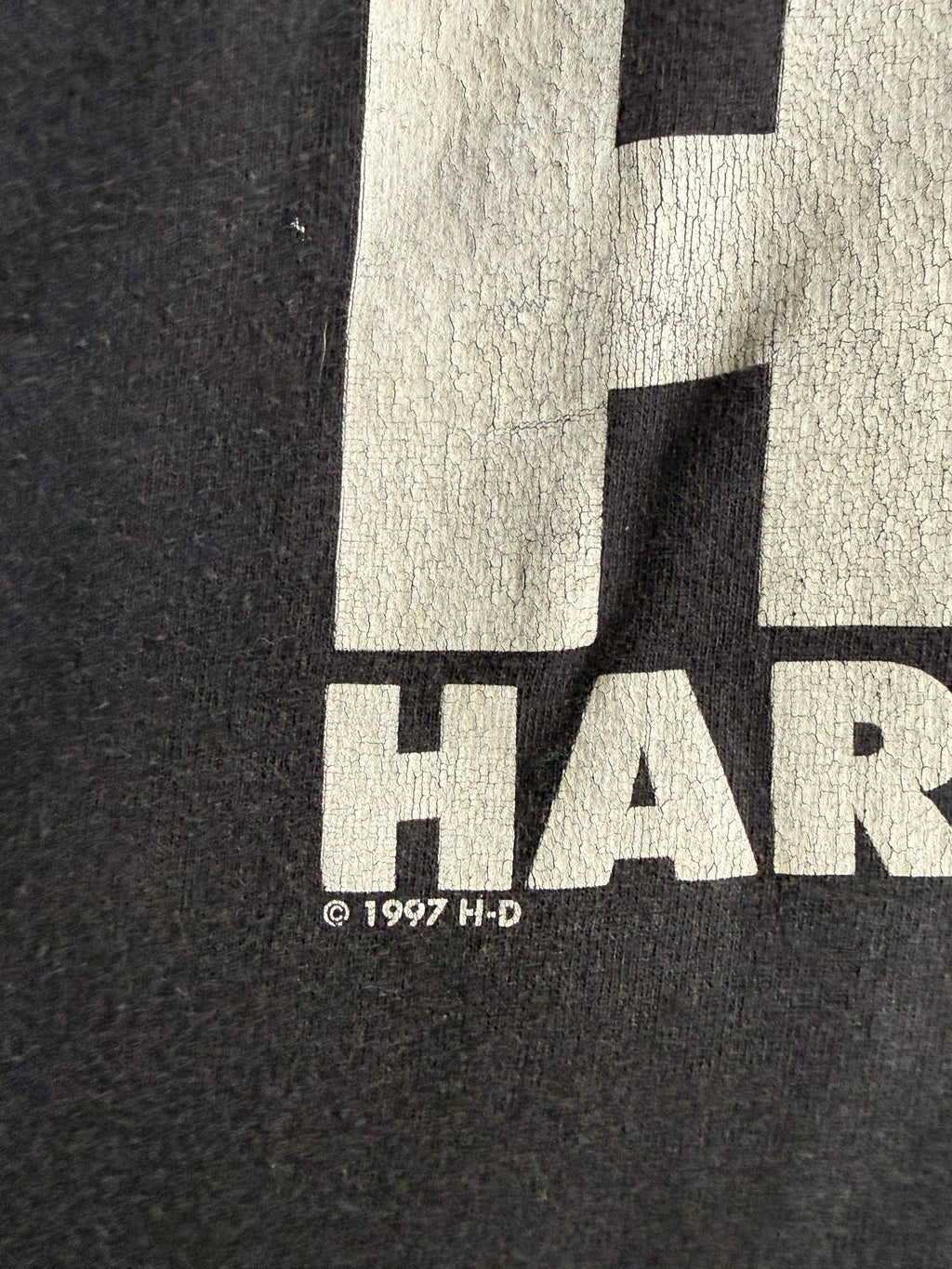 1997 HARLEY DAVIDSON IRON LOGO T-SHIRT (L)