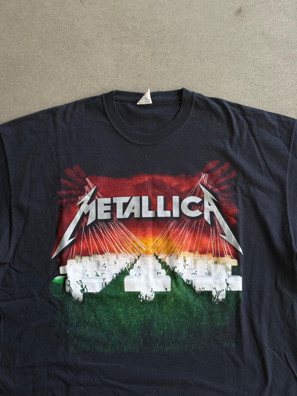 90S METALLICA MUSTER OF PUPPETS MERCH T-SHIRT (XL)