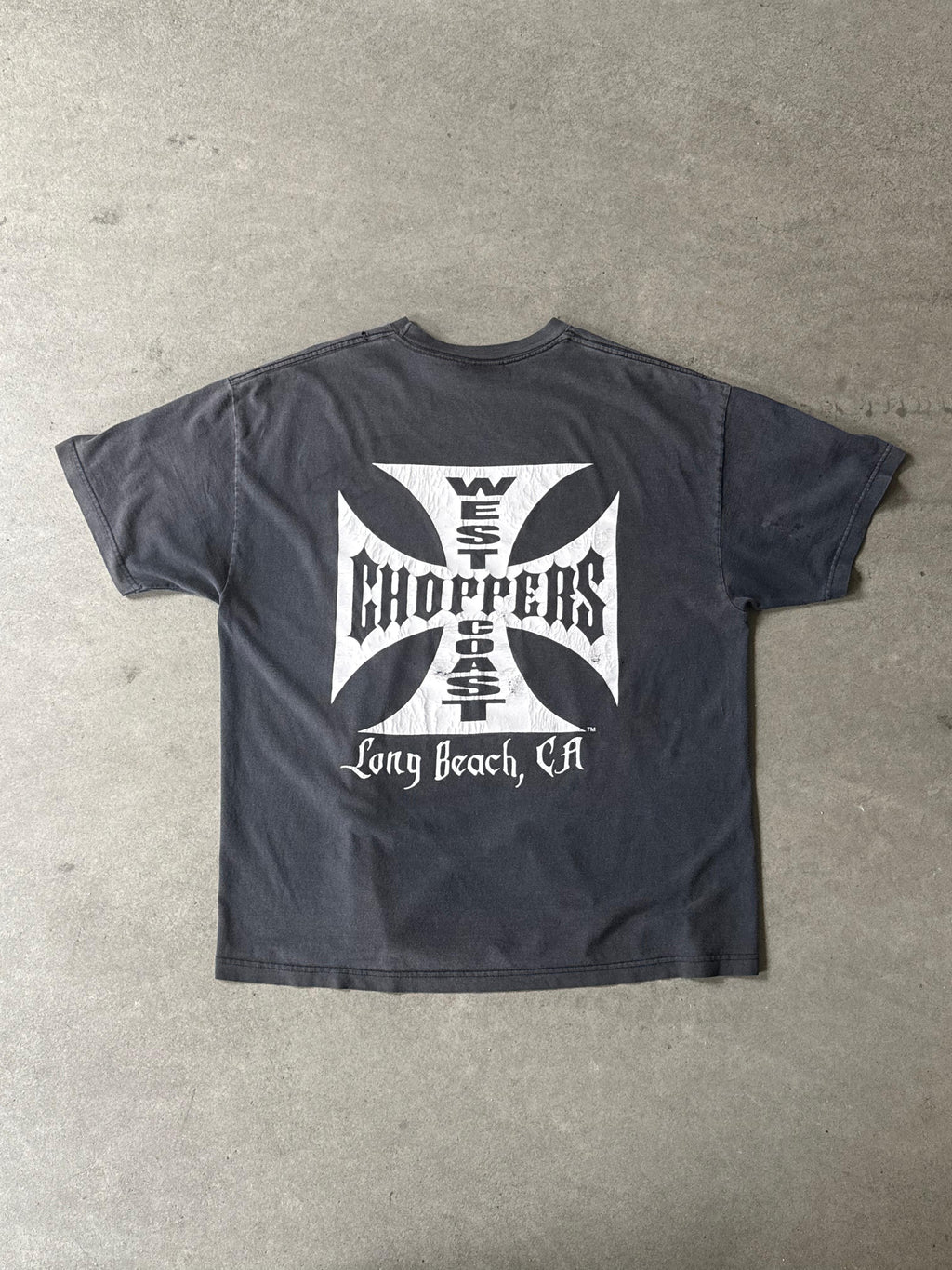 2000S WEST COAST CHOPPERS CLASSIC OG CROSS VINTAGE T-SHIRT (XL)