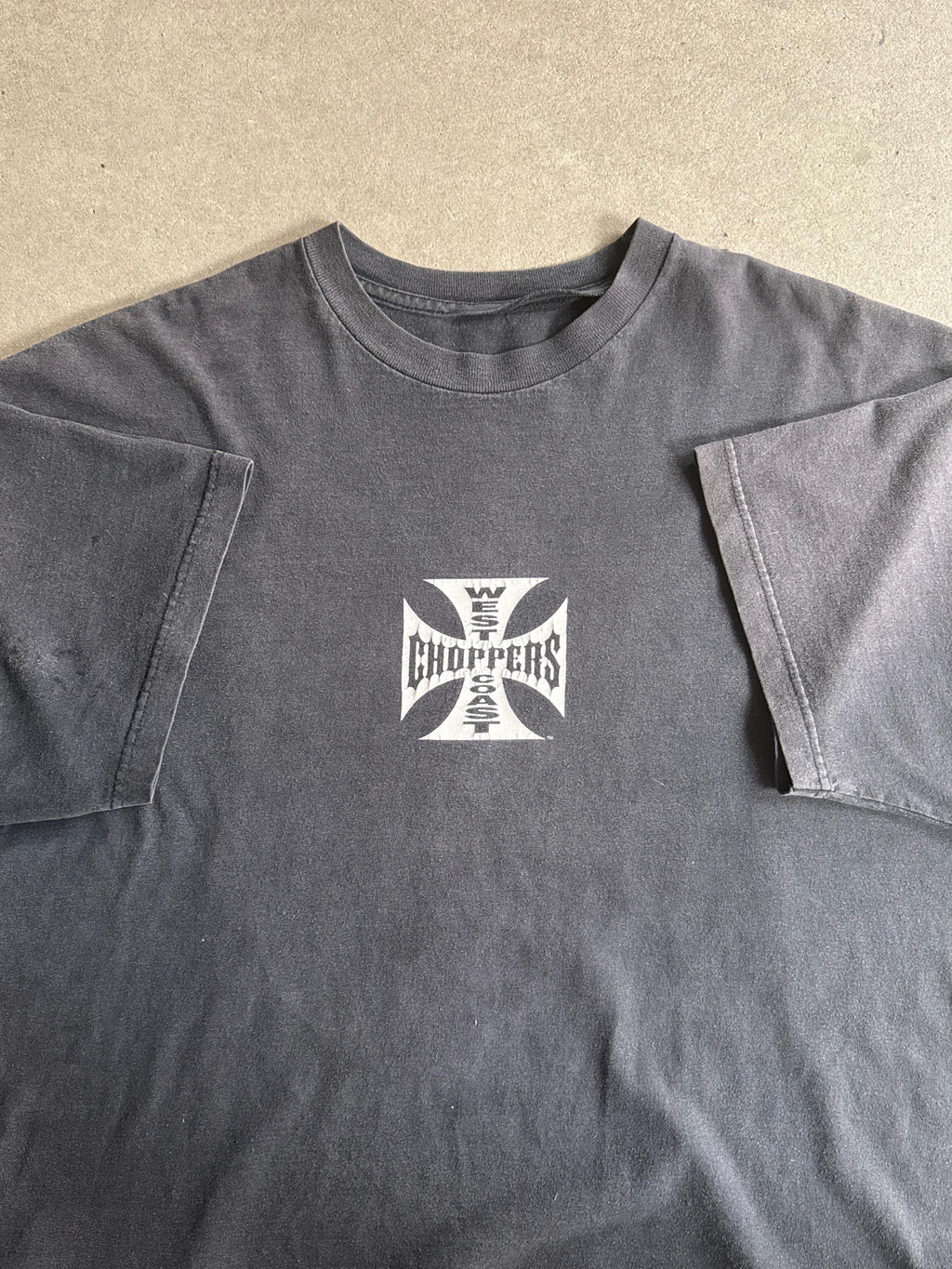 2000S WEST COAST CHOPPERS CLASSIC OG CROSS VINTAGE T-SHIRT (XL)