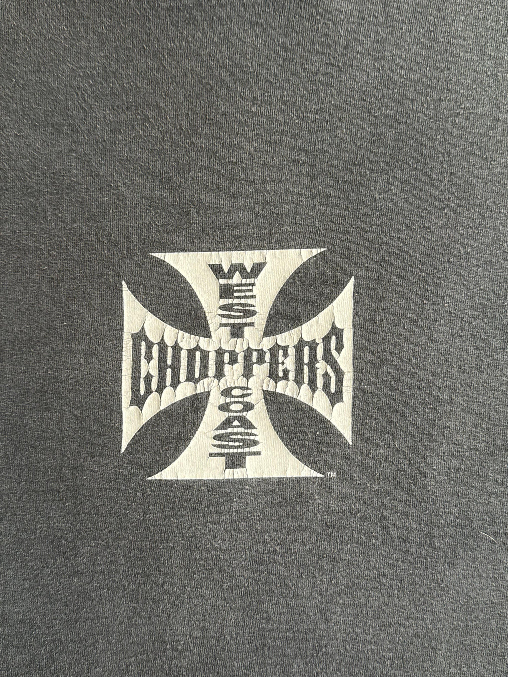 2000S WEST COAST CHOPPERS CLASSIC OG CROSS VINTAGE T-SHIRT (XL)