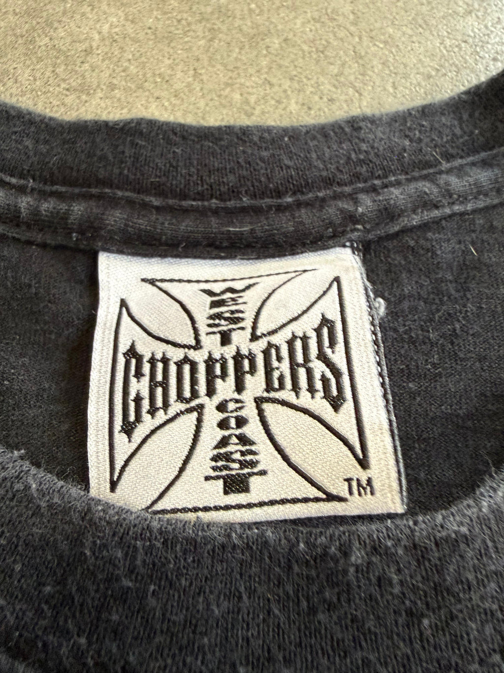 2001 WEST COAST CHOPPERS VINTAGE GRAFFITI WRITING T-SHIRT (M)