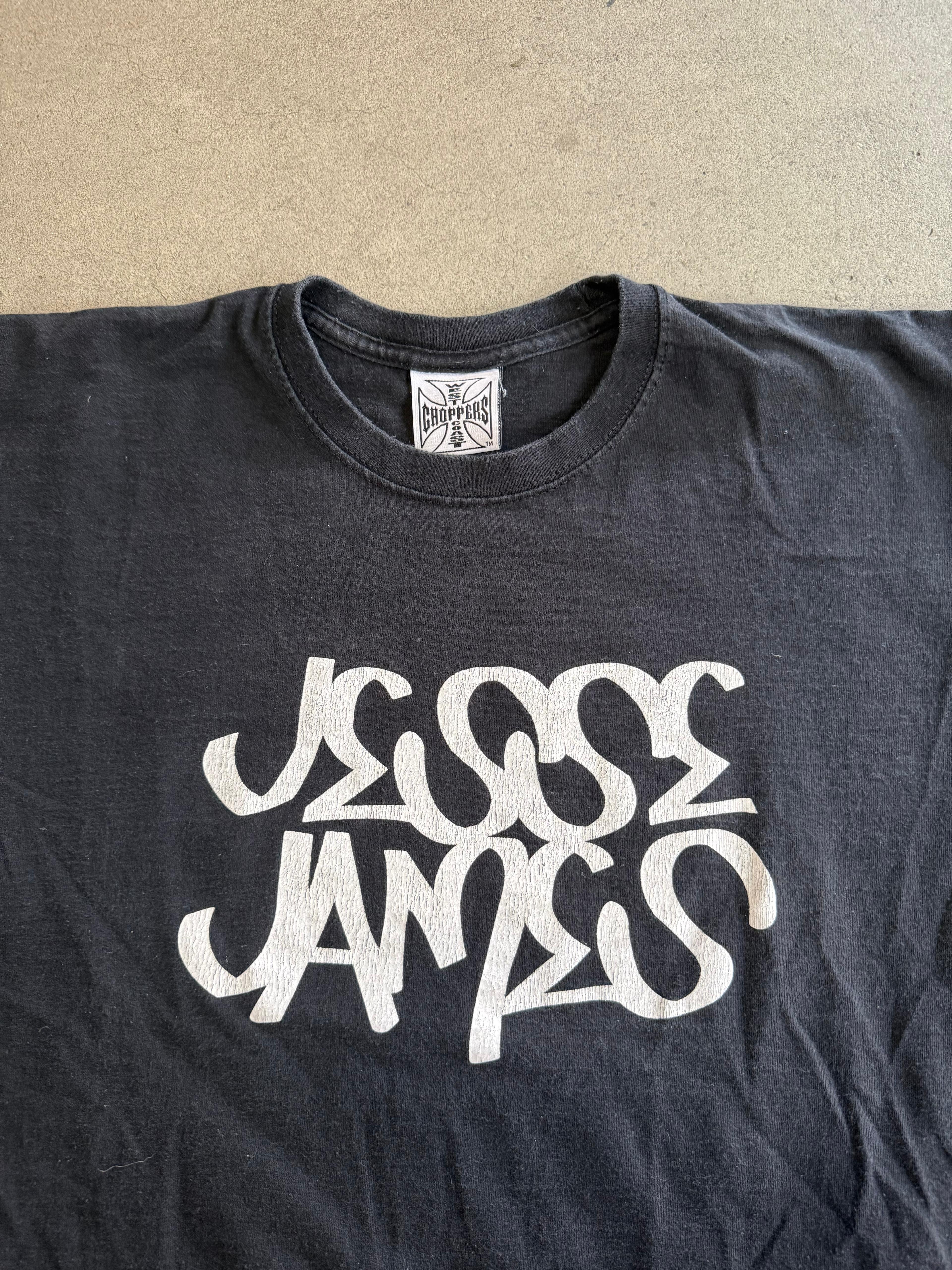 2001 WEST COAST CHOPPERS VINTAGE GRAFFITI WRITING T-SHIRT (M)