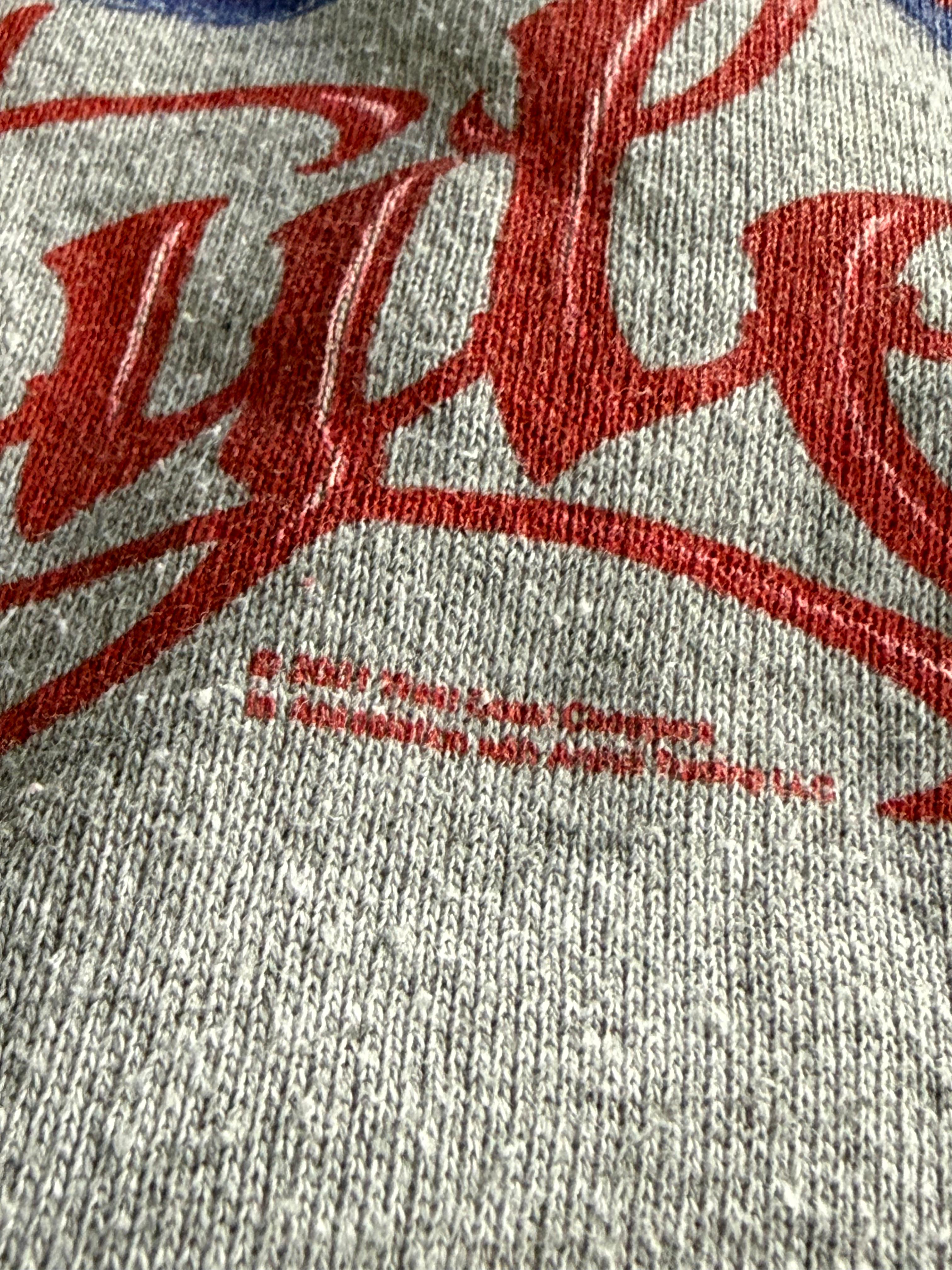 2001 WEST COAST CHOPPERS VINTAGE GRAFFITI WRITING HOODIE (XL)