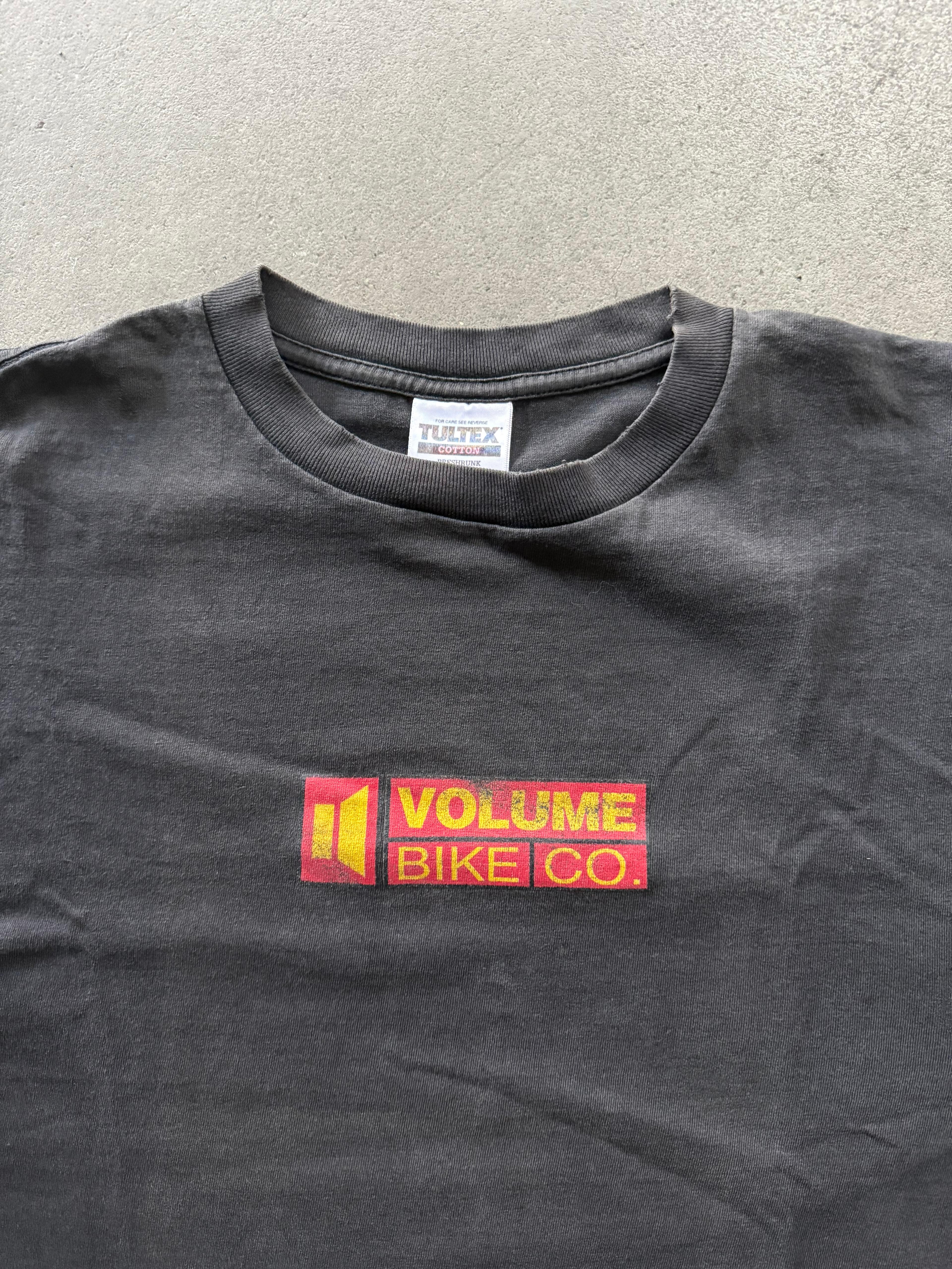 90S VOLUME BIKES VINTAGE BMX BOX LOGO T-SHIRT (L)
