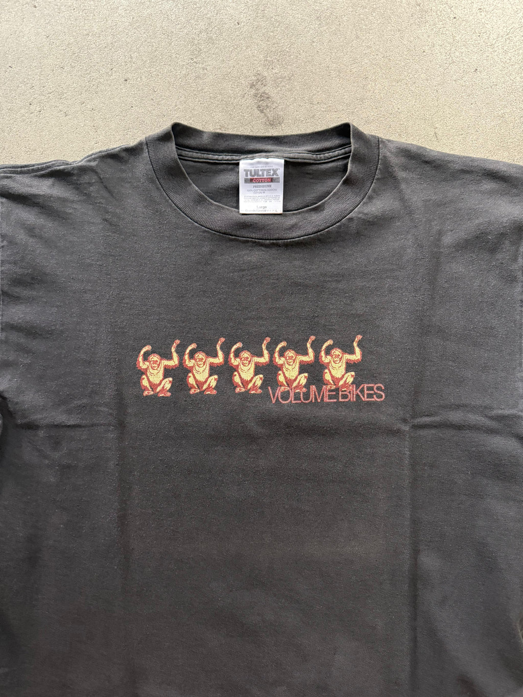 90S MONKEYS VOLUME BIKES VINTAGE BMX MERCH T-SHIRT (L)