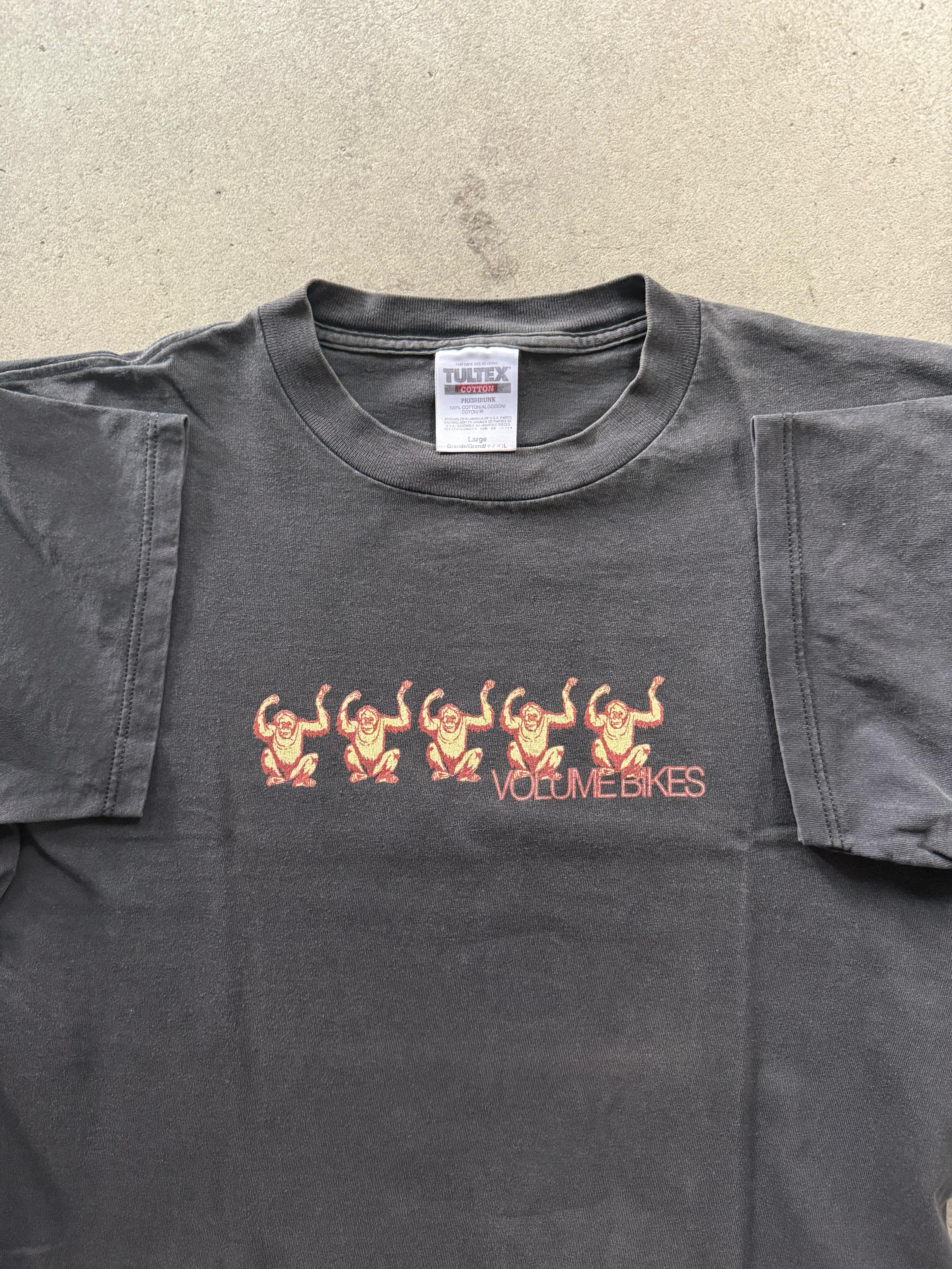 90S MONKEYS VOLUME BIKES VINTAGE BMX MERCH T-SHIRT (L)