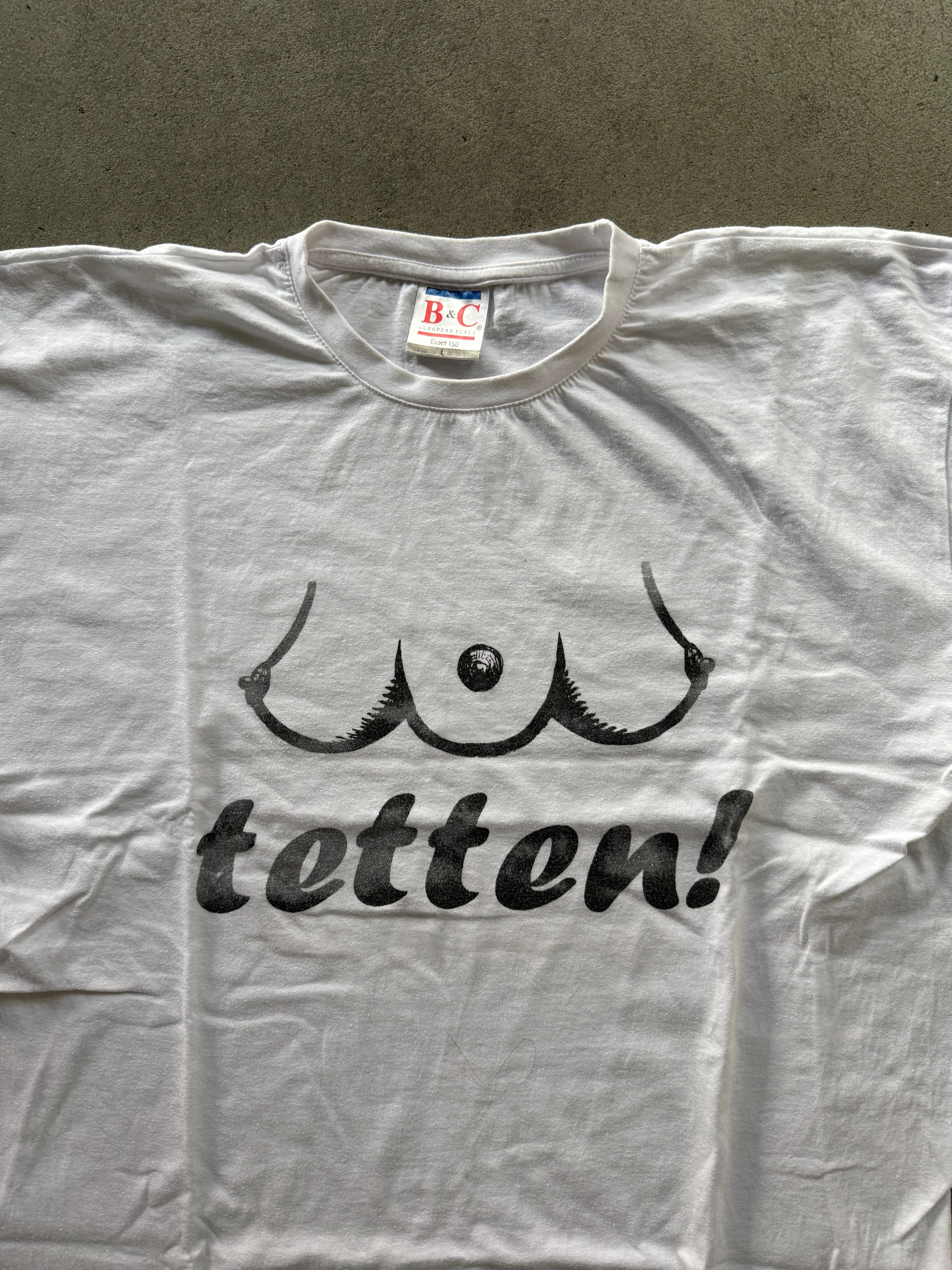 2000S TETTEN FUNNY GRAPHIC VINTAGE T-SHIRT (L)