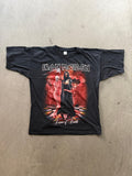 2003 IRON MAIDEN BAND "DANCE OF DEATH" TOUR MERCH PRINT T-SHIRT (XL)