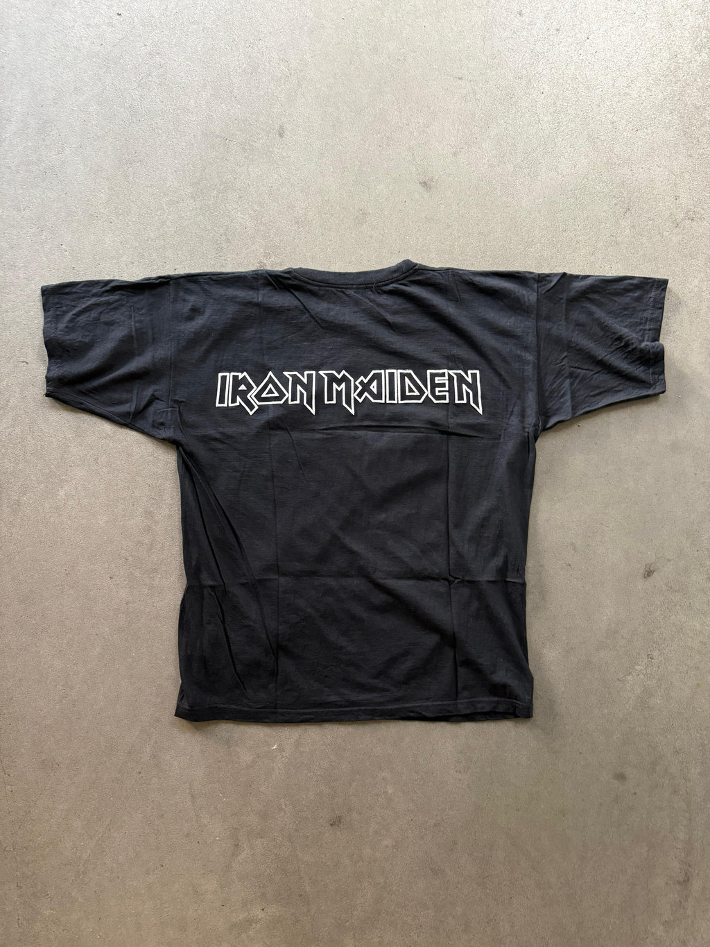 2003 IRON MAIDEN BAND "DANCE OF DEATH" TOUR MERCH PRINT T-SHIRT (XL)