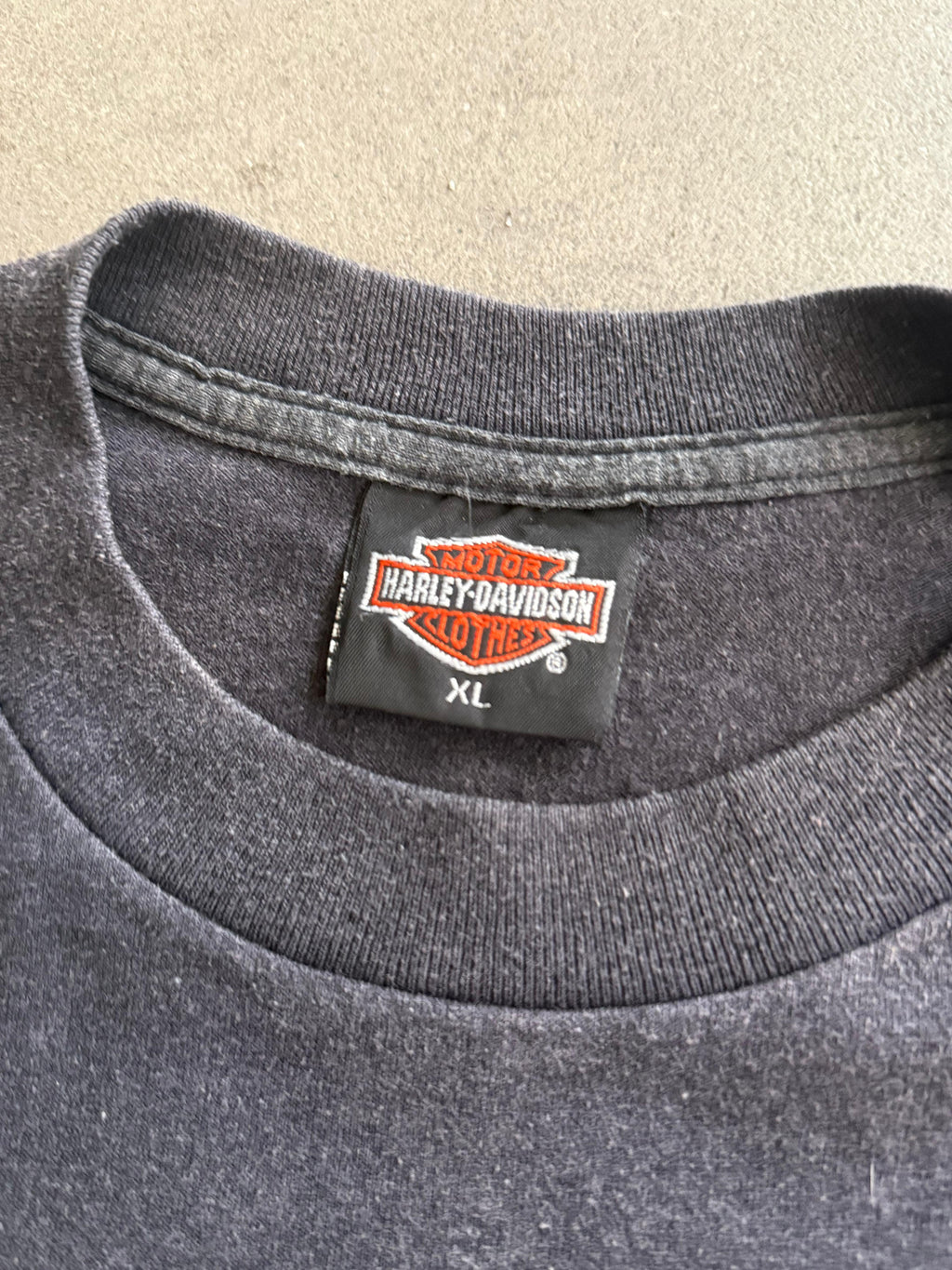 1991 HARLEY DAVIDSON 3D EMBLEM PANTER VINTAGE PRINTED T-SHIRT (XL)