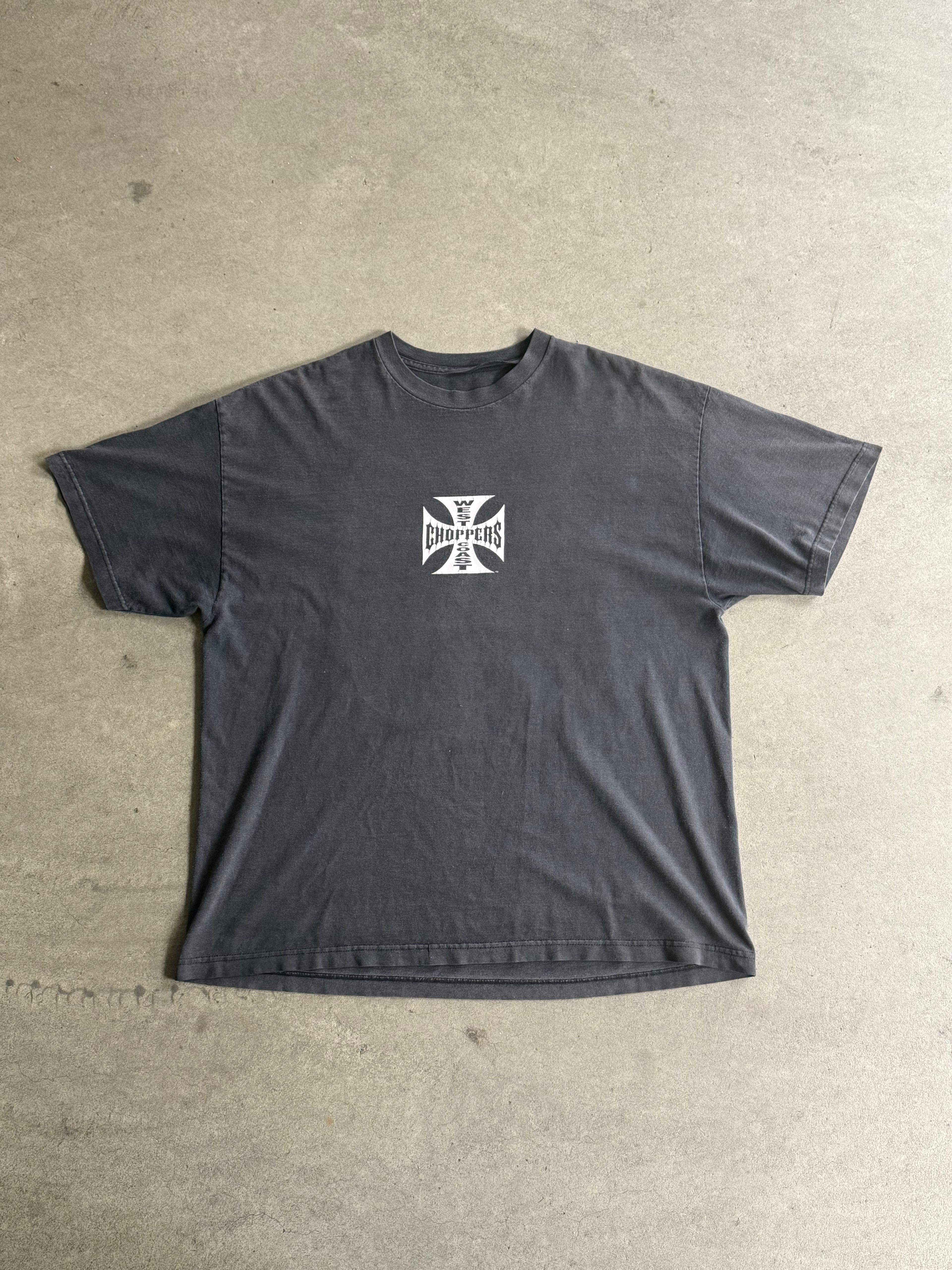 2000S WEST COAST CHOPPERS CLASSIC OG CROSS VINTAGE T-SHIRT (XL)